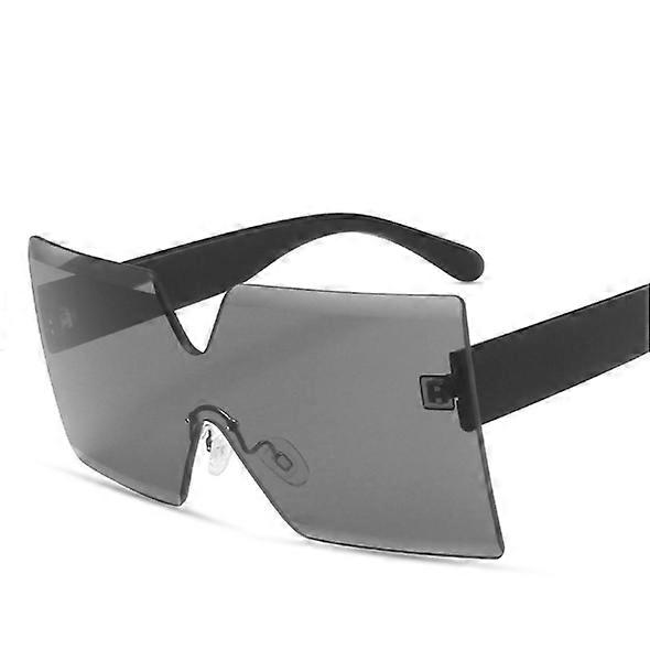 Personlige solbriller Square Oversized Classic polariserede briller moderigtige kantløse solbriller