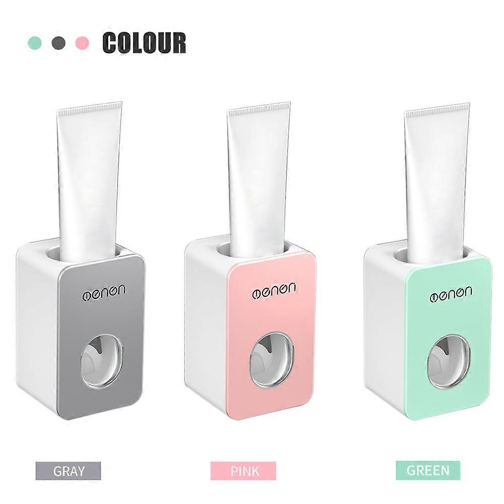 Menen Toothpaste Dispenser Automatic Hands Free Wall Mounted Toothpaste Squeezer for Bathroom Sink
