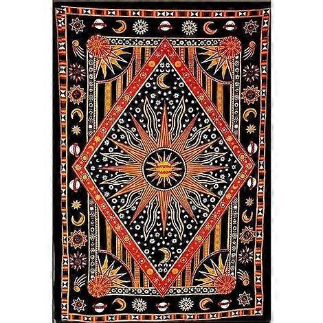 Tie-Dye Celestial Bohemian Wall Tapestry