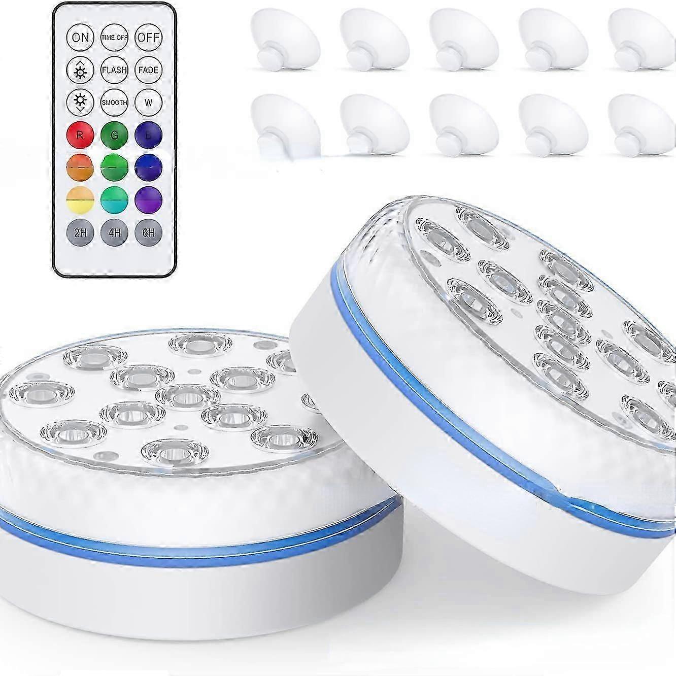 Led Diving Knob Light 13 Lights Remote Control Magnet Suction Cup