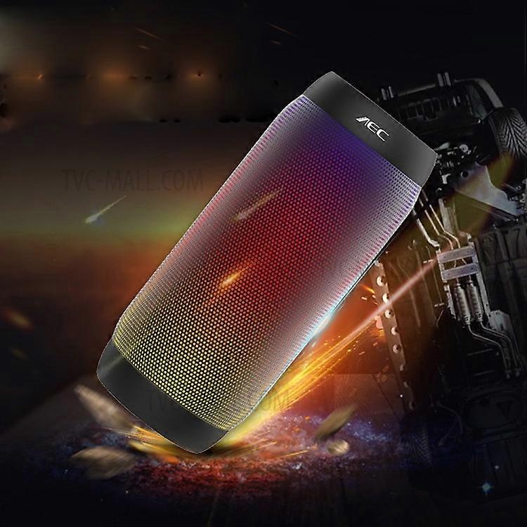 AEC BQ615 PRO Colorful LED Wireless HiFi Stereo Speaker, Combines Bluetooth + TF card player + FM radio + AUX + NFC