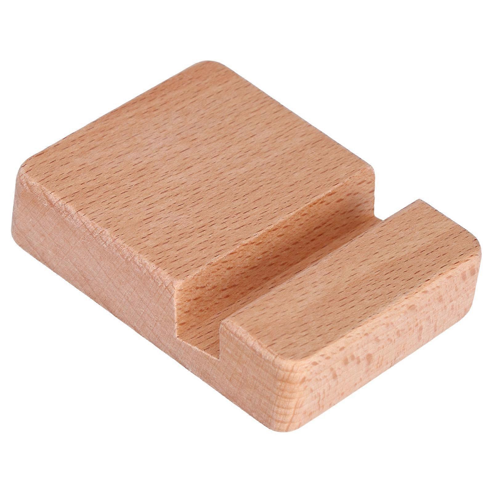 Compact Wooden Phone Stand, Durable, Universal Holder