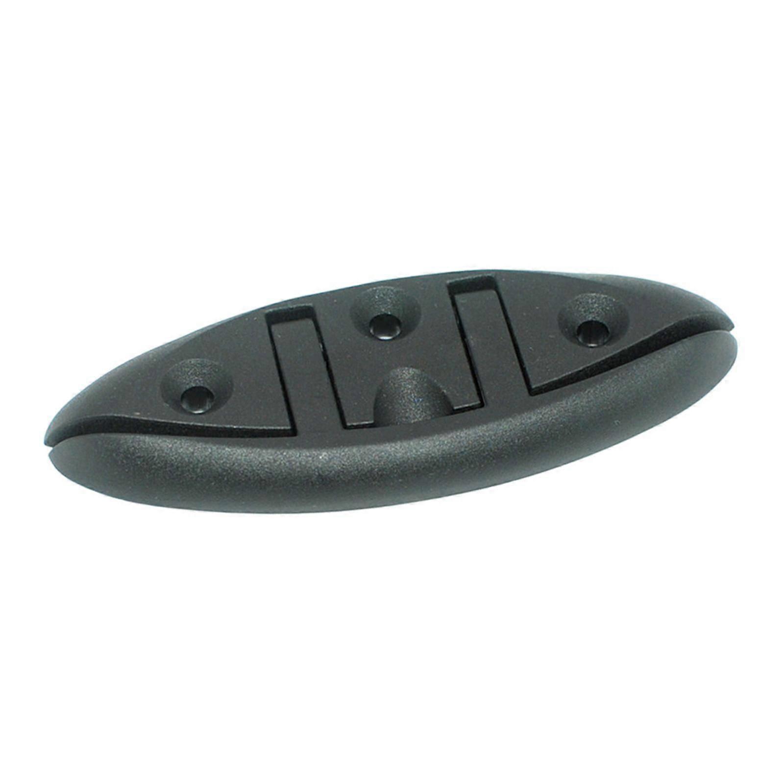 Bateau Pliant Taquet Nylon Pièces De Rechange Portable 5 pouces Pratique Taquet de Corde Noir