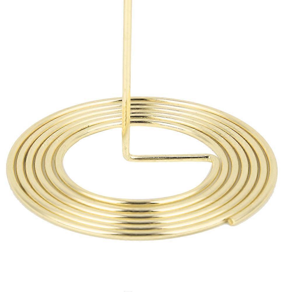 3PCS 220mmゴールドメモクリップホルダーカードノートスタンドオーガナイザー