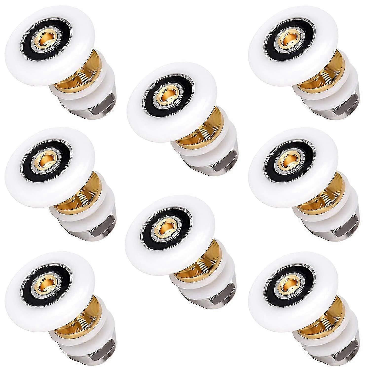 Shower Sliding Door Roller Replacement Shower Roller for Roller 8 pieces 25mm