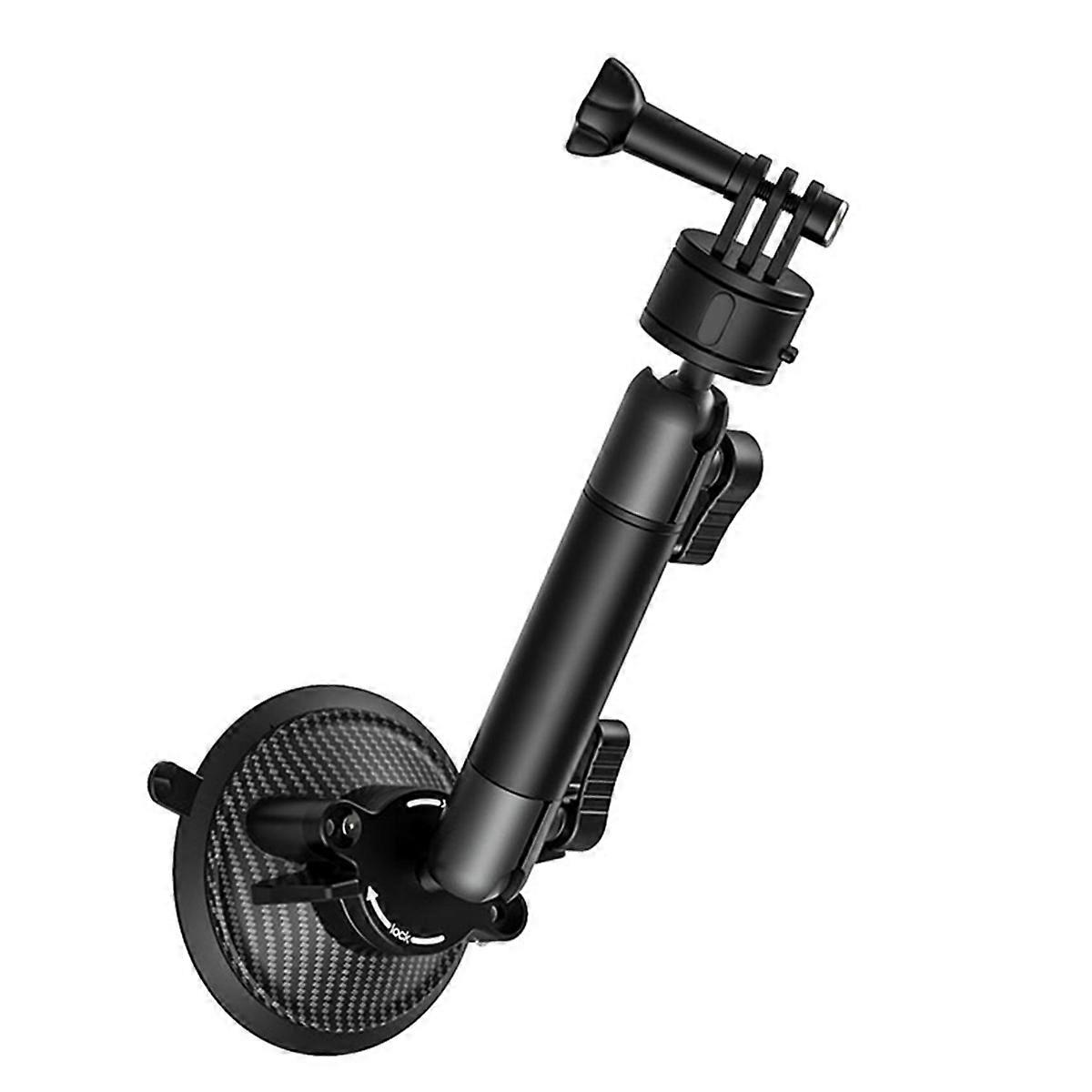 Go-Quick II アクションカメラ スマートフォン吸盤マウント 1/4インチネジ 360度ボールヘッド 車載ホルダー用