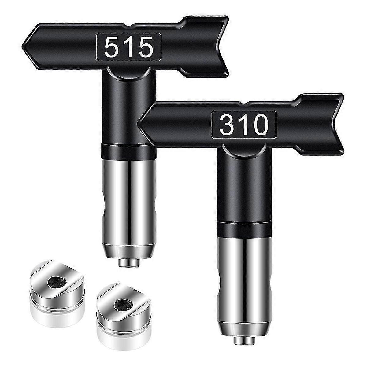 Tips, 2Pcs Airless Paint Sprayer Tips Reversible Tips suitable for Airless Paint Sprayer Machine Paint Nozzles