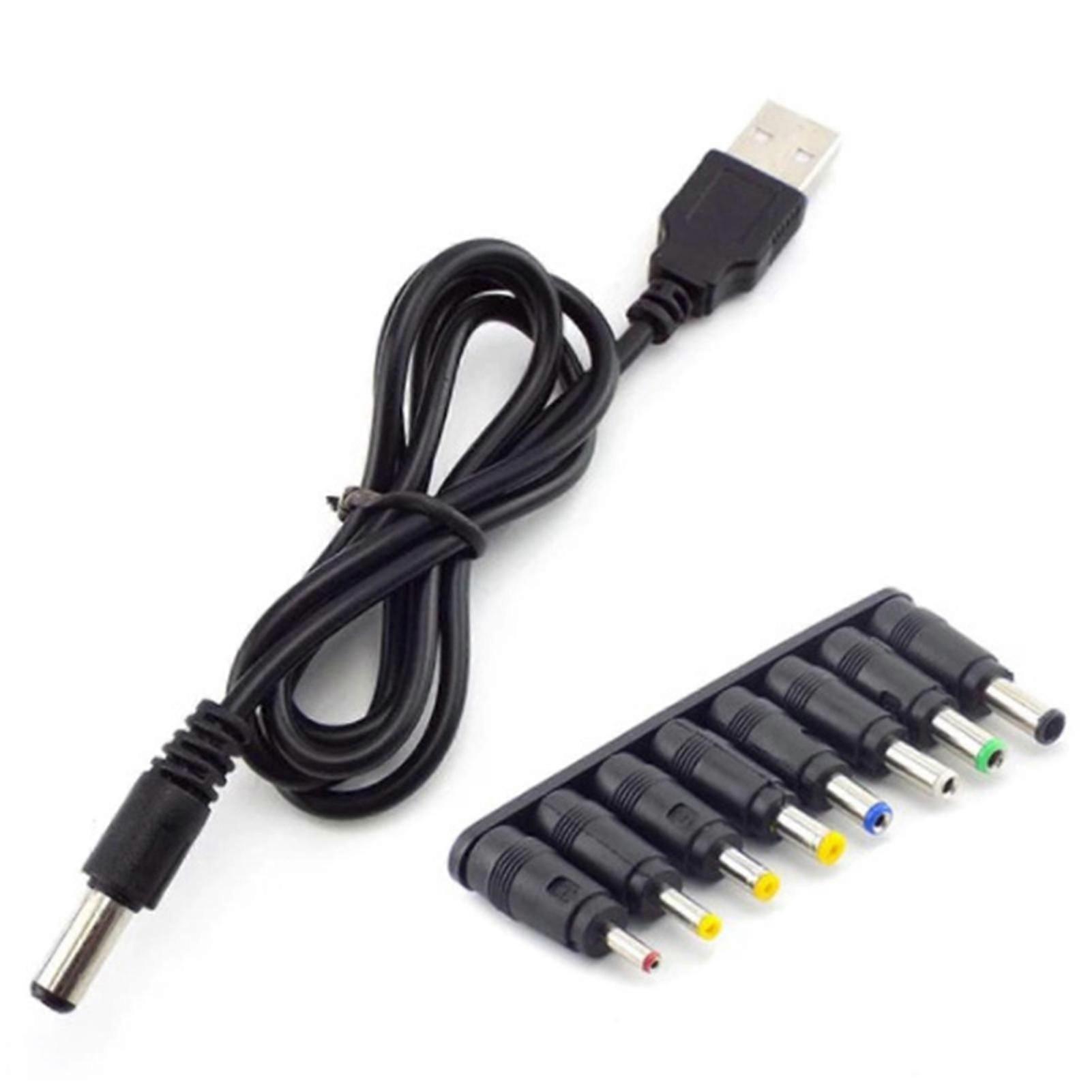 Boost Converter with 8 Connectors Wide Compatibility Plug Play Not Heating Multifunctional Charging Thickened USB Power