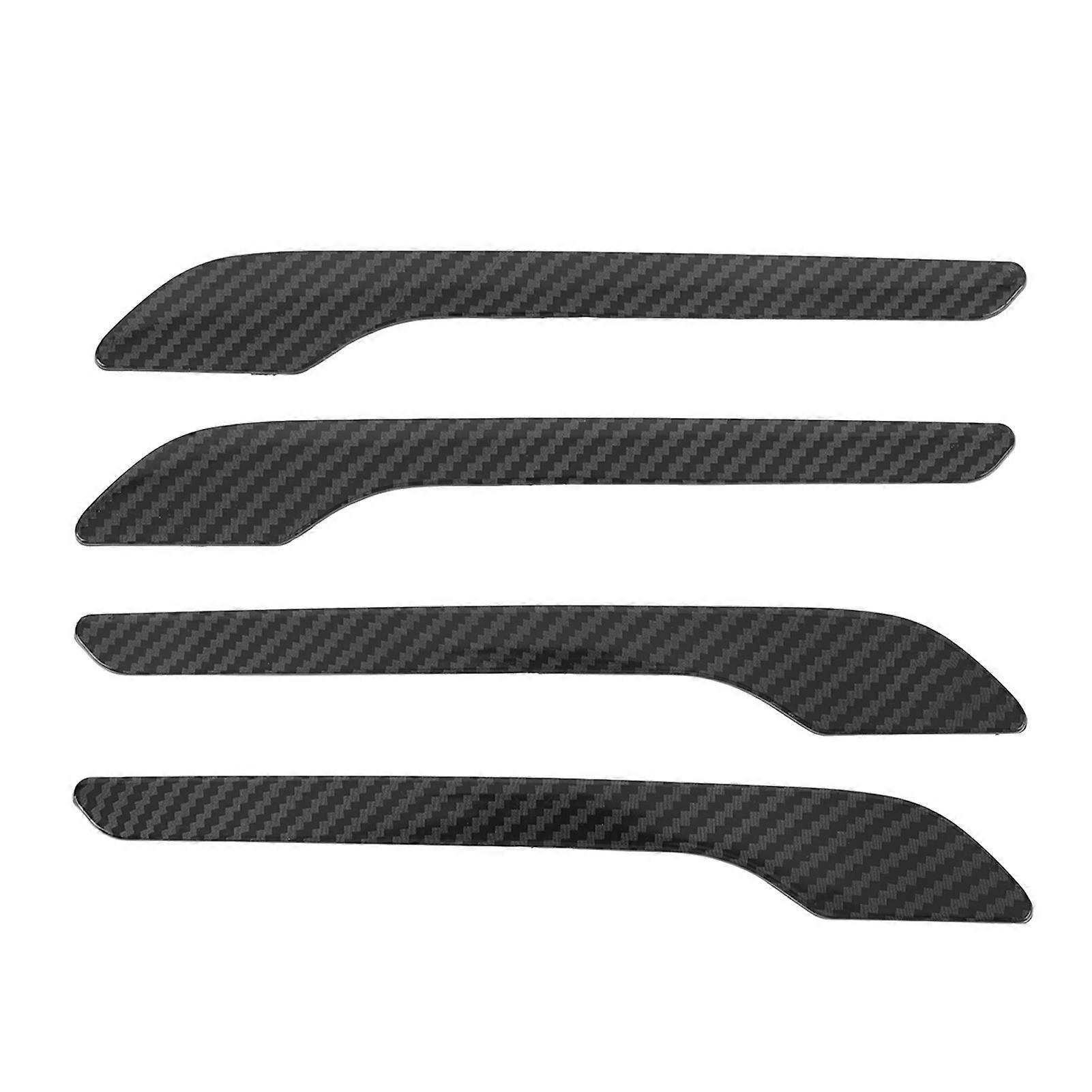 4 Pcs Door Handle Wrap Cover ABS Outer Handle Decorative Protector Stickers Replacement for Tesla Model 3 2017‑2020