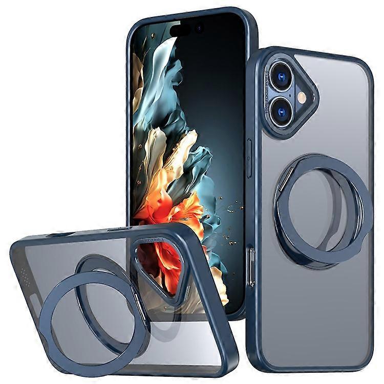 Compatible For iPhone 16 Plus Case Compatible with MagSafe TPU+Acrylic Kickstand Phone Cover