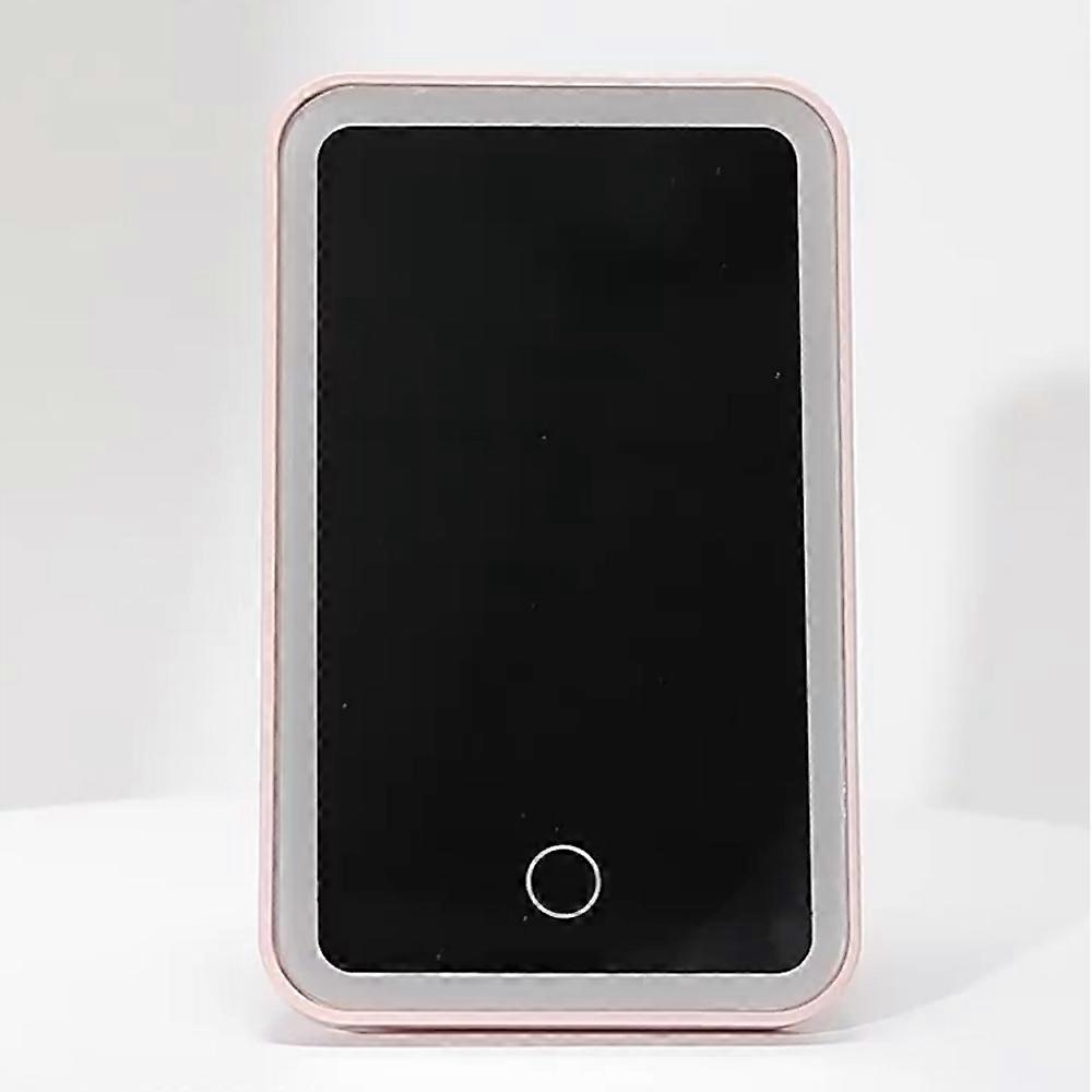 Miroir de maquillage de vanité de visière de voiture avec lumières LED 3 modes à intensité variable à écran tactile à 360 ° réglable 