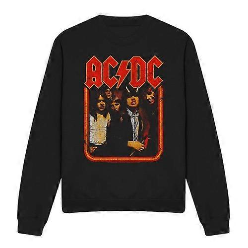 AC/DC Unisex Adult Group Distressed Sweatshirt