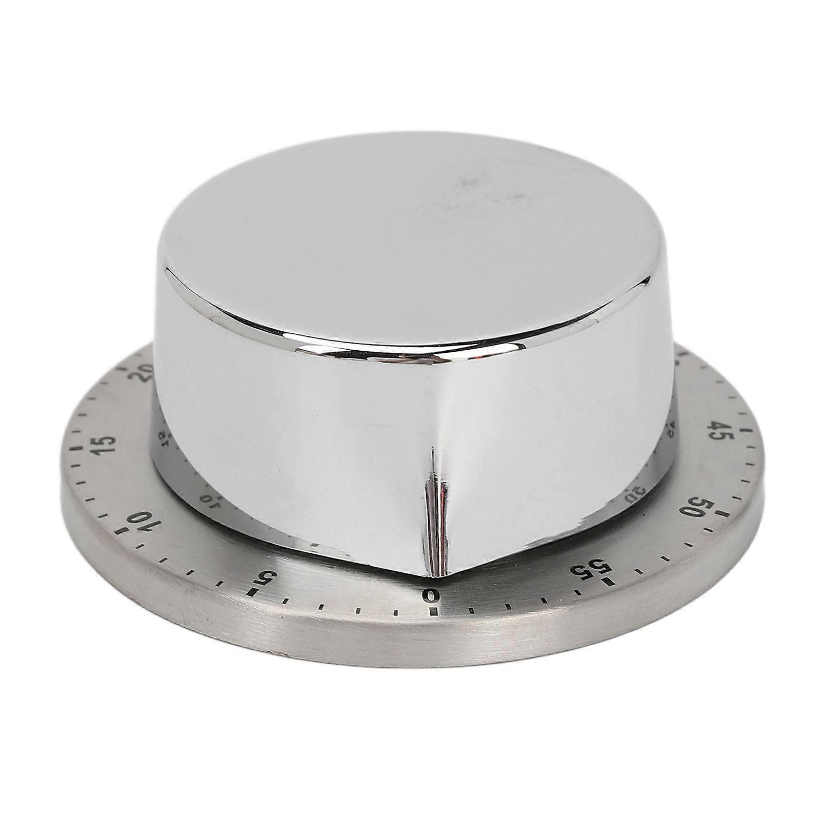 Loud Mechanical Kitchen Timer Stainless Steel Magnetic