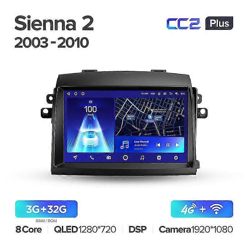 Cc2l Cc2 Plus For Toyota Sienna 2 Ii Xl20 2003 - 2010 Car Radio Multimedia Video Player Navigation Gps Android No 2din 2 Din Dvd