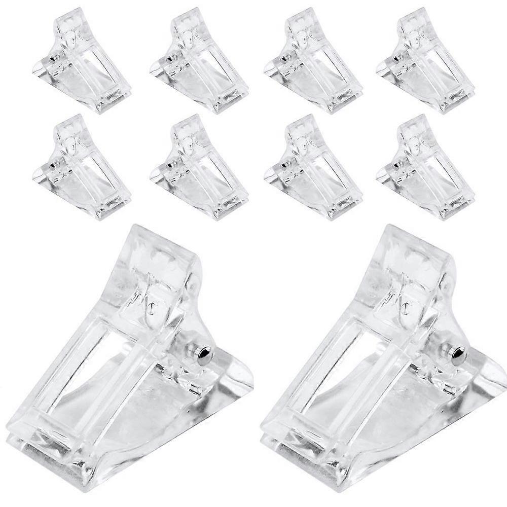 Manicurist's Delight, Quick Building Nail Tips Clip, Transparent & High Quality, Reusable Tools For Salon Or Home, Lightweight & Poly Gel Compatible,