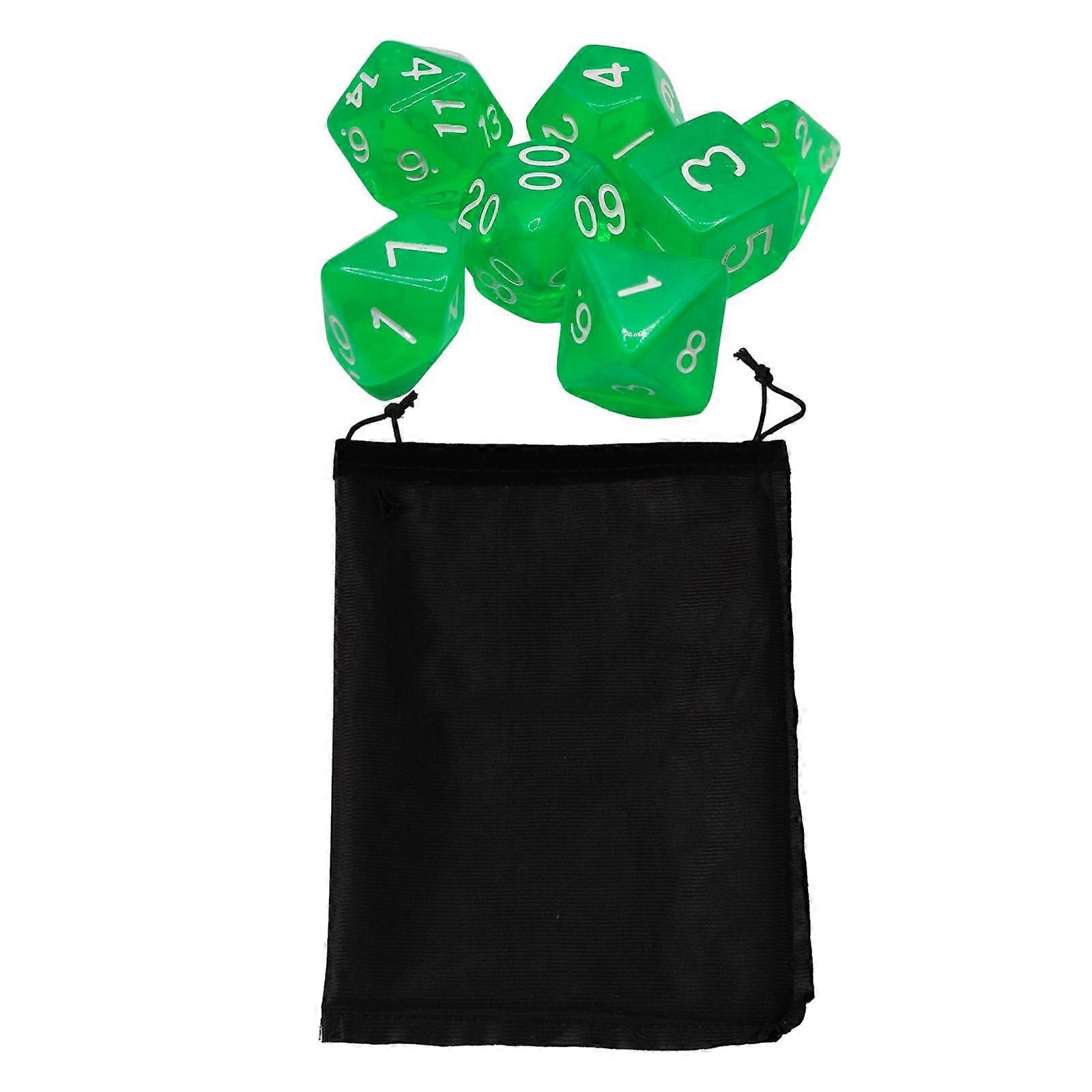 7Pcs Polyhedral Dices Set D8 D4 D10 D12 D20 Multipurpose Game Dices for KTV