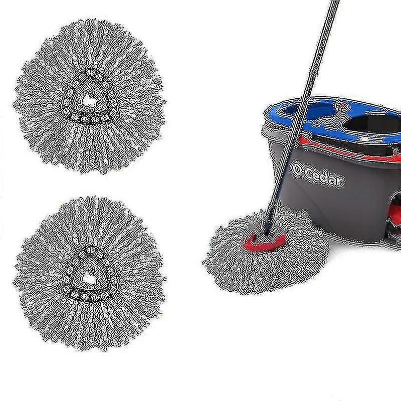1/3/4/6 Pieces Compatible With Vileda/o-cedar Microfiber Mop Accessories, Swivel Mop Compatible With Floor Cleaning