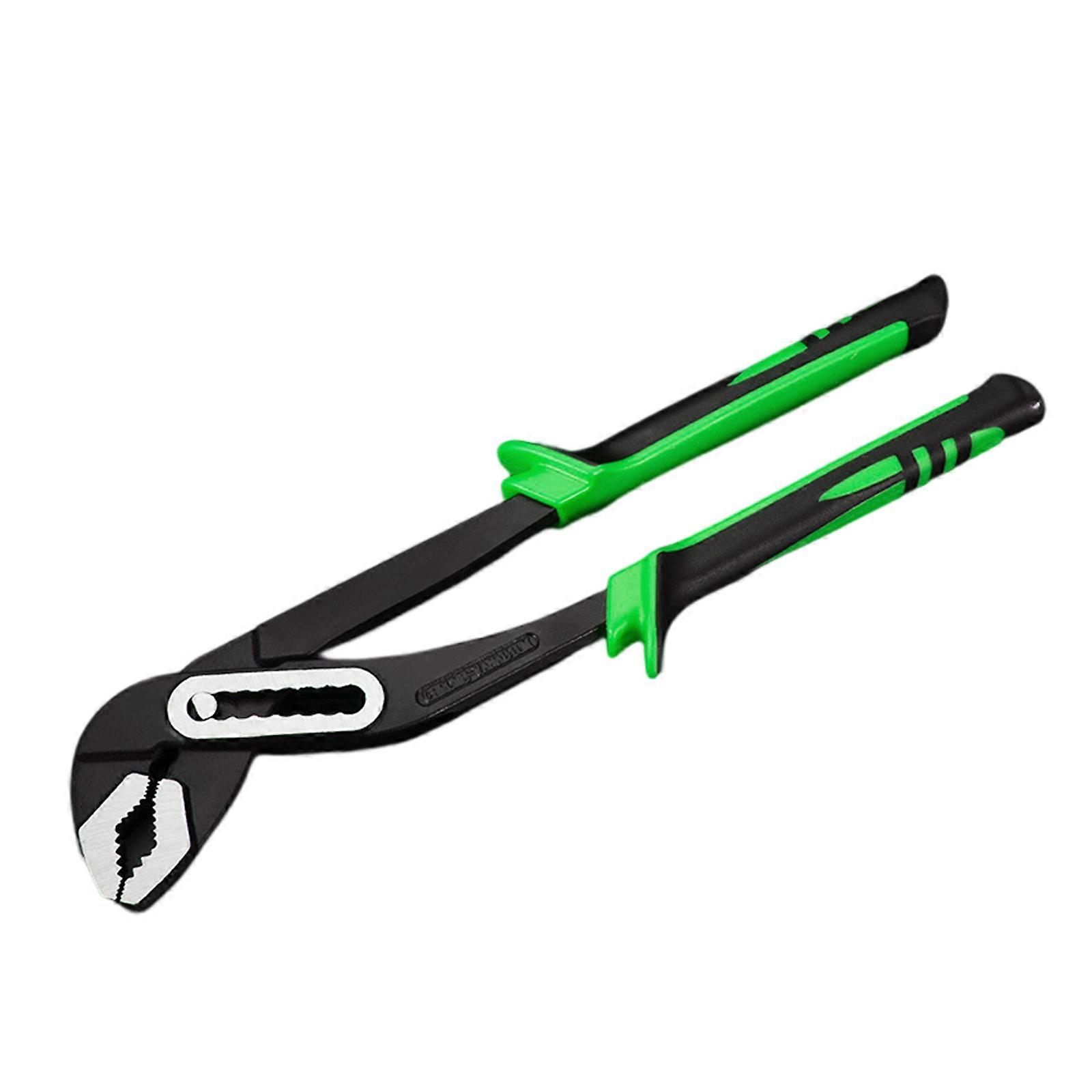 Heavy-Duty Groove Joint Plier Water Pump Pliers Pipe Wrench Plumbing Pliers for Home Repair Gripping Nuts Bolts Pipe  12-Inch