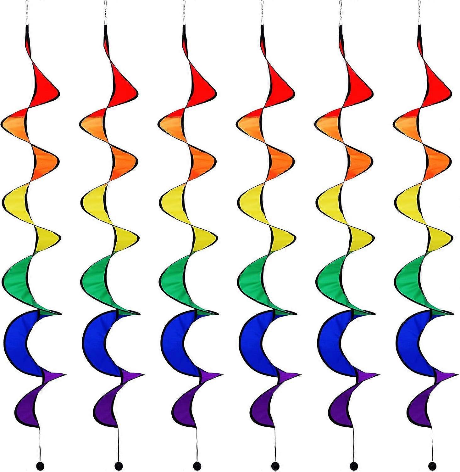 Rainbow Curly Spinner, Weatherproof, Durable, Multi-Color, Outdoor Camping