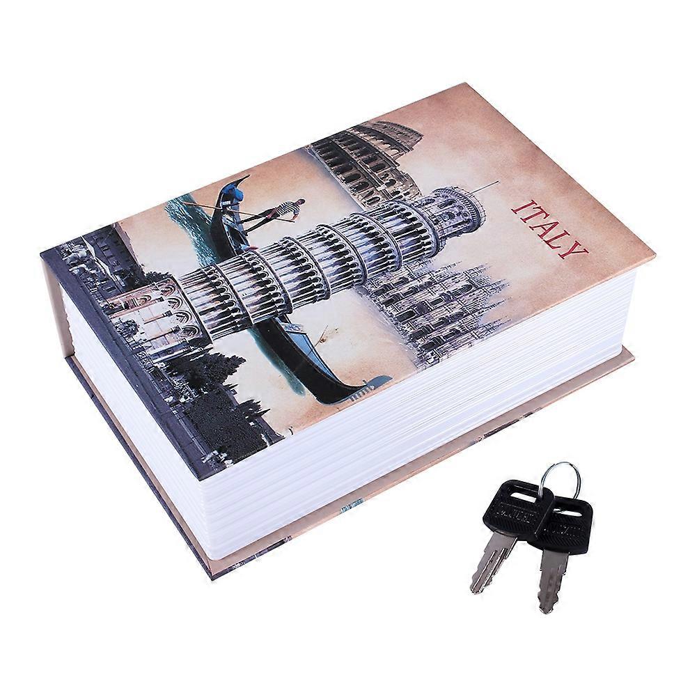 Vintage Style Hidden Safe, Disguised As A Student's Dictionary With Combination Lock And Material Sturdiness, Offers Secret Storage For Cash,