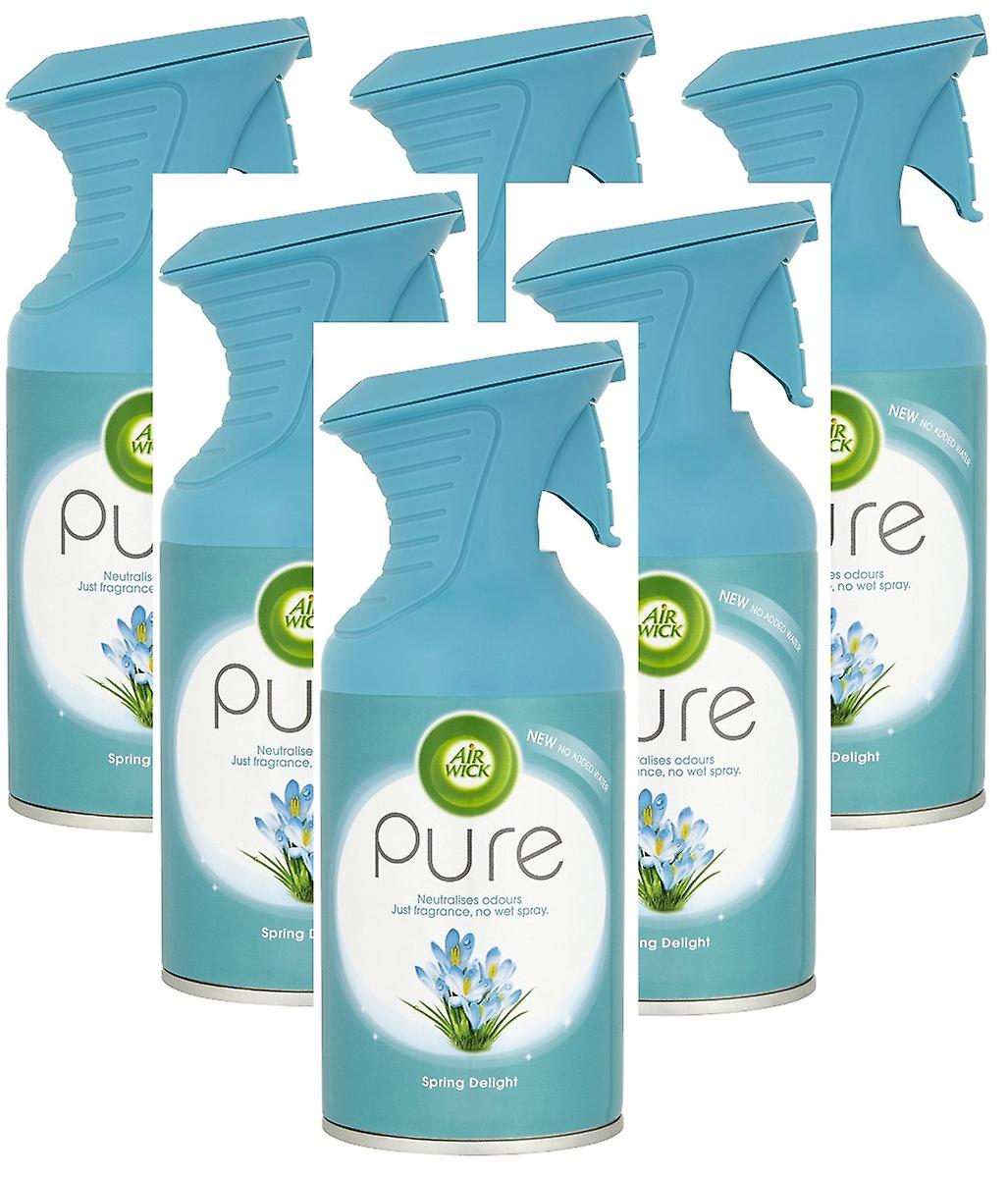 6 x 250ml Air Wick Pure Air Freshner Spray