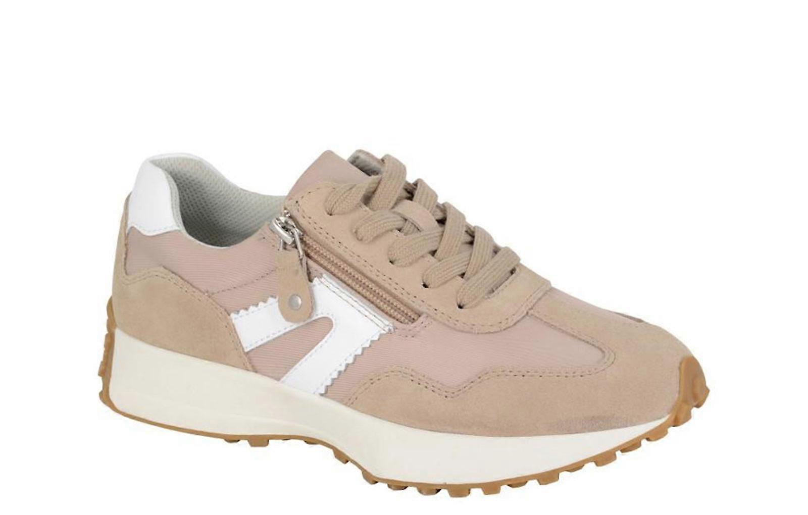 Cipriata Ferrara Memory Foam Trainers Beige 