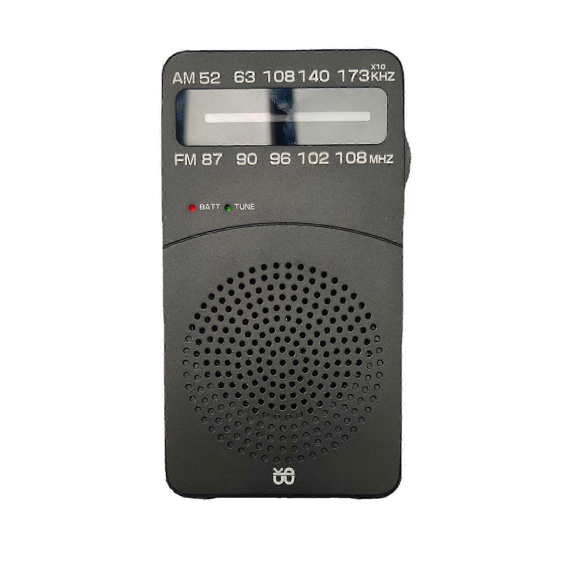 Portable Radio, AM/FM Battery Operated Radio, Transistor Pocket Radio with Excellent Reception, Tuning Knob with Signal Indicator. Mini Portable Radio