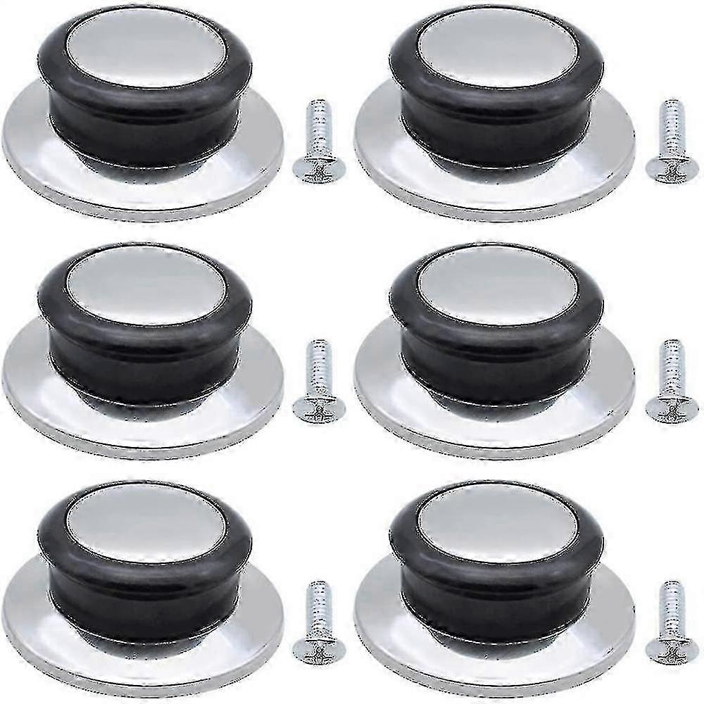 6-Piece Heat-Resistant Universal Replacement Handles for Pot Lids