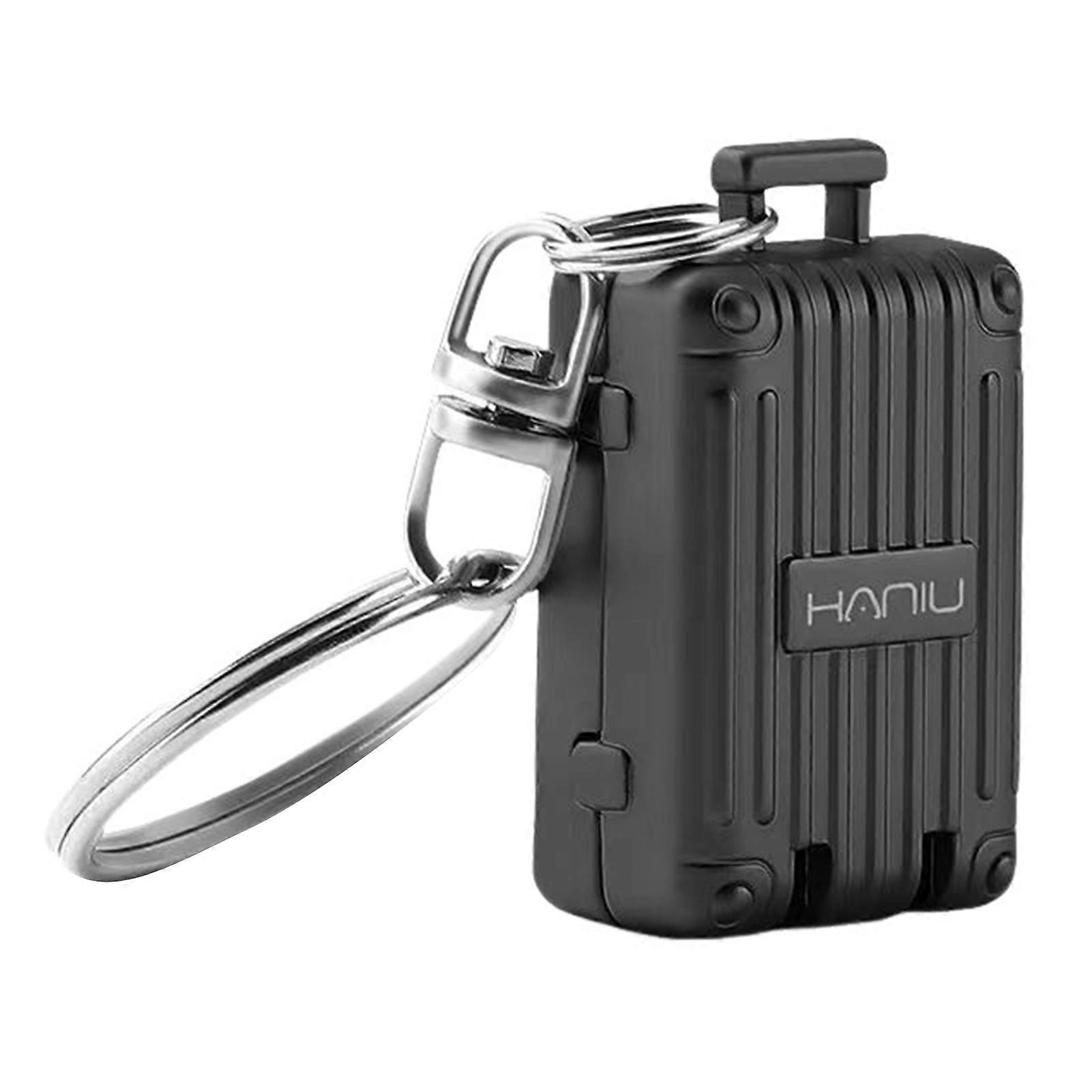 Mini Nail Clipper with Keychain and Cute Luggage Design - Compact, Portable, and Sharp for On-the-Go Grooming
