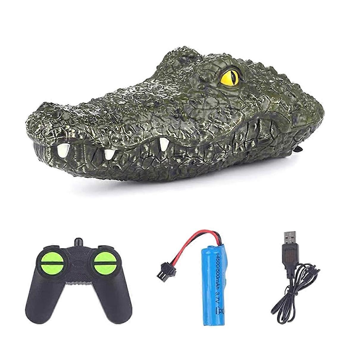 RC Alligator Head Boat for Kids and Adults for Pools, Water Parks