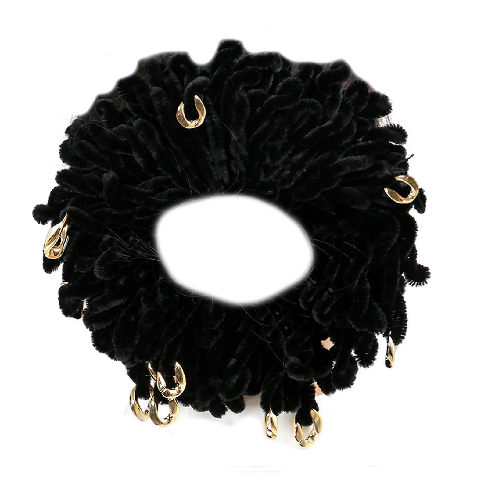 Κορίτσια Scrunchies μαλλιών Oversized Ελαστικά σχοινιά μαλλιών Μαλακά σχοινιά μαλλιών με ακρυλικό μενταγιόν αξεσουάρ τρίχας για τα κορίτσια