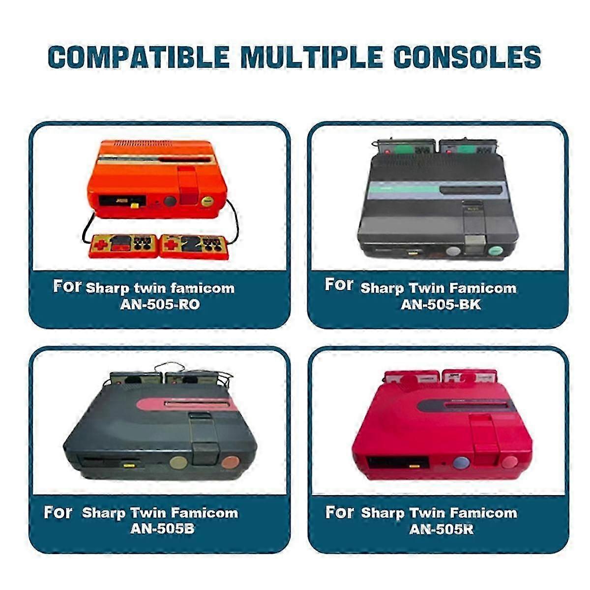 Per FDSkey Disk System Drive Emulator + Cavo Adattatore + Scheda da 4 GB con display OLED per Twin Famicom Emulator
