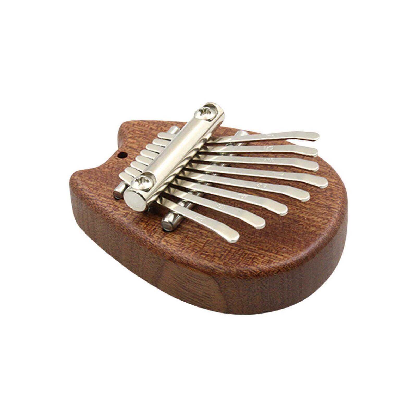 Piano portable en bois doigt pouce 8 touches Piano à doigts Petit doigt Piano Instrument à clavier débutant Facile à utiliser