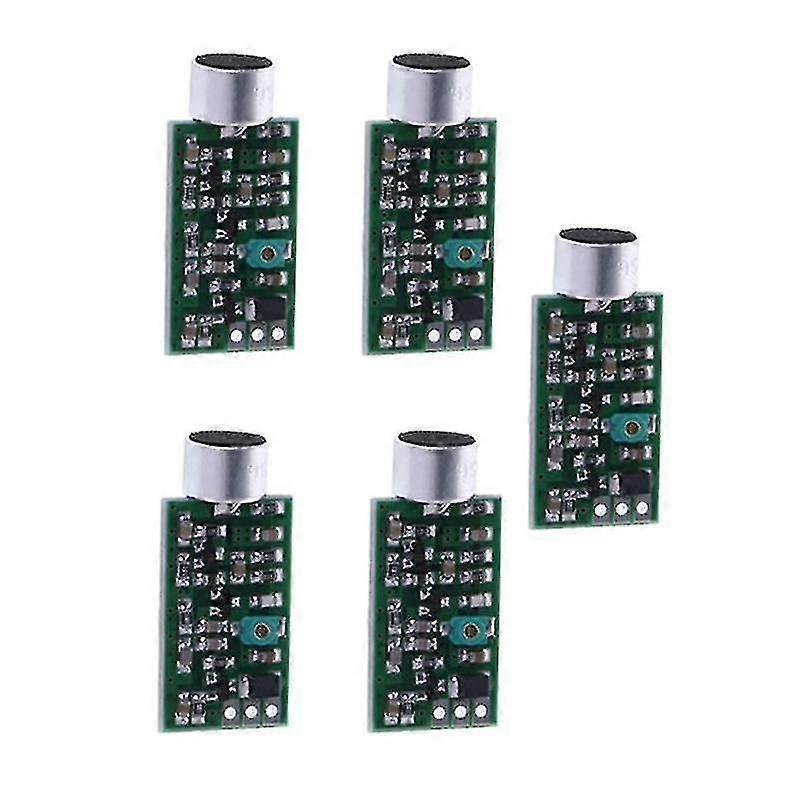 5pcs Fm Transmitter Module Mini Wireless Microphone Mic Wireless Audio Transmitter Fm Emission Mic