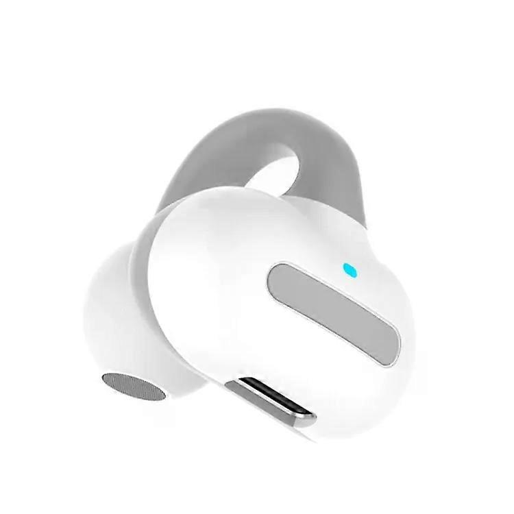 Wireless Bluetooth Earphone-M-S8 Single Ear Clip-on,Gray-Gray