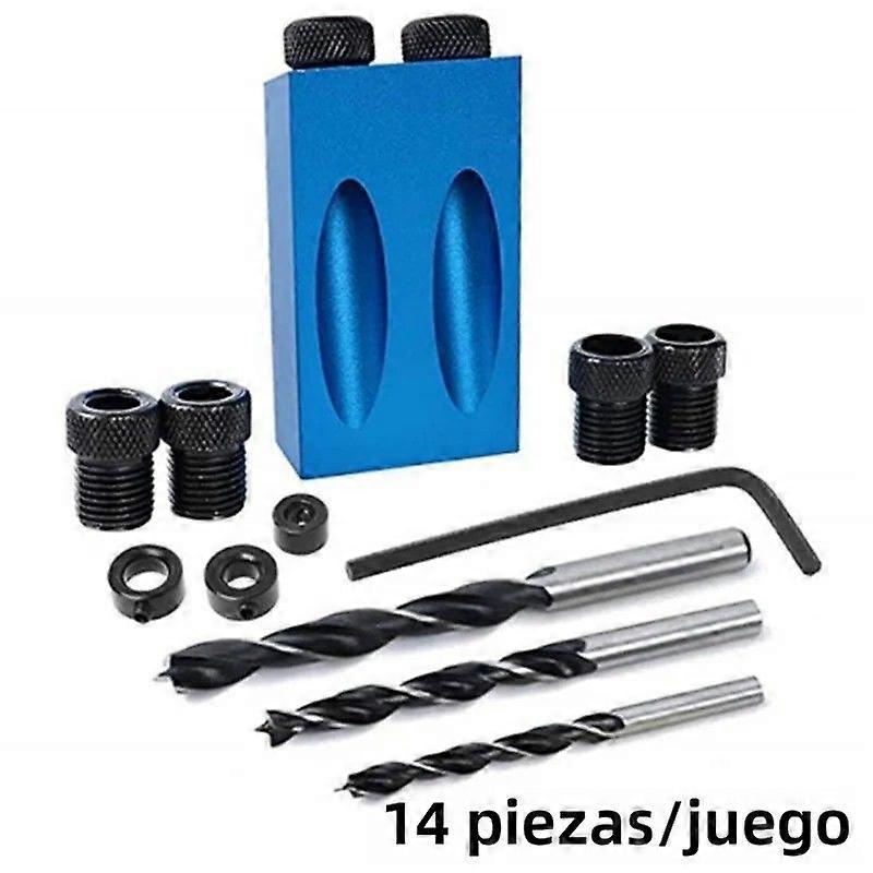 Pocket Hole Welding Set 15 Degree Angle Locator Tool for Carpentry and Woodworking