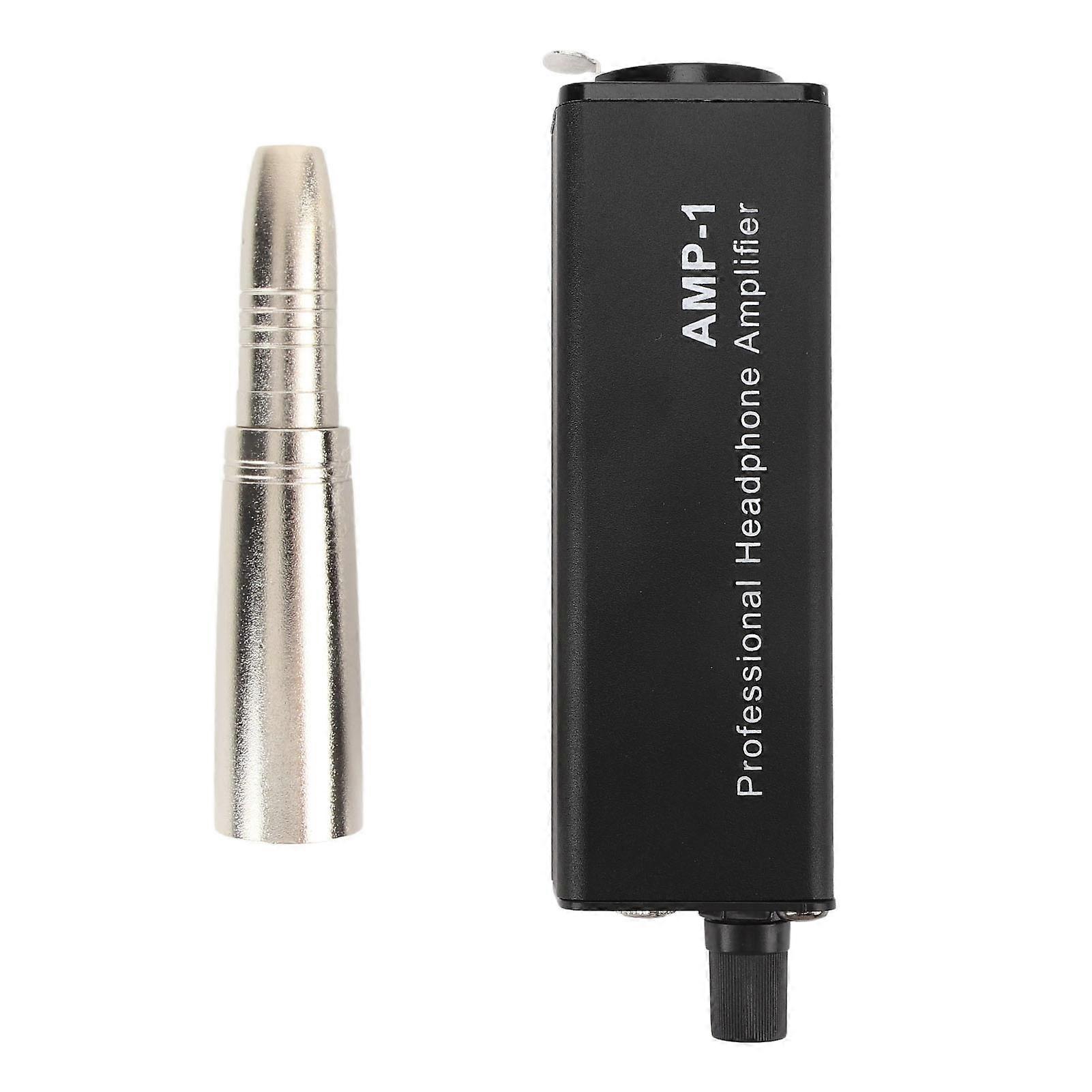 XLR to 3.5mm Headphone Volume Controller, Portable Headphone Amplifier Converter for Stage Performance
