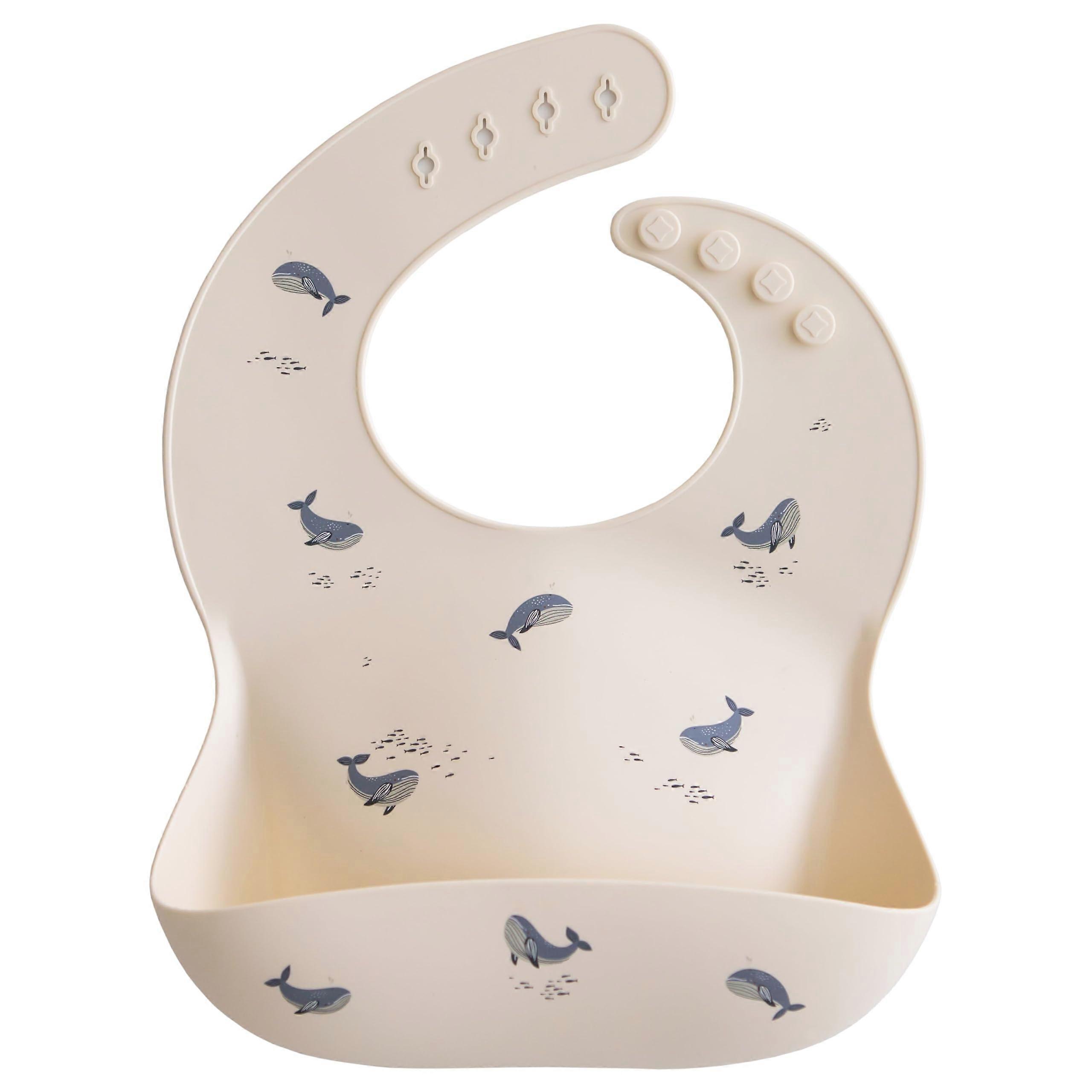 Silicone Apron for Kids | Adjustable Whale Design Cooking Apron | Waterproof, Easy Clean, Durable Material