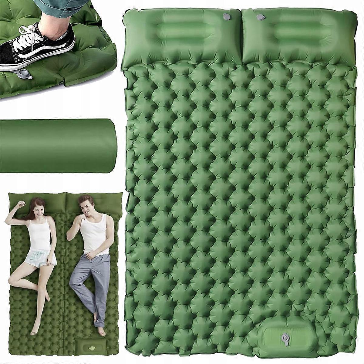 Self-inflating Mat Inflatable Pillow 125 Cm X 195 Cm X 10 Cm