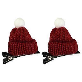 Forcella di Natale, simpatico pupazzo di neve forcina albero di Natale forcina di Natale cappello di Natale fiocco forcina accessori per capelli