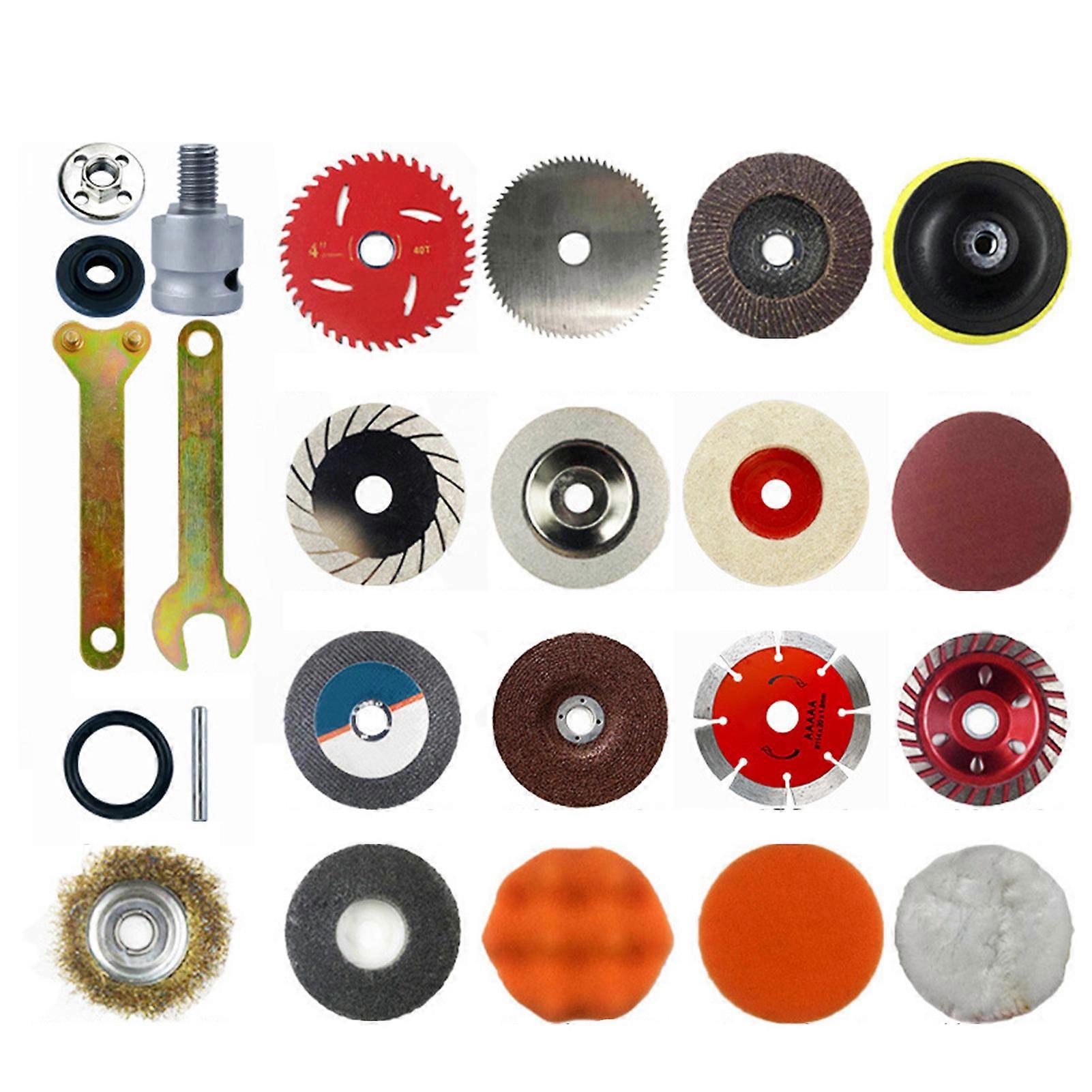 22Pcs to Converter Electric Drill Conversion Connecting Rod Kit Adapter Set for Most Angle Grinder