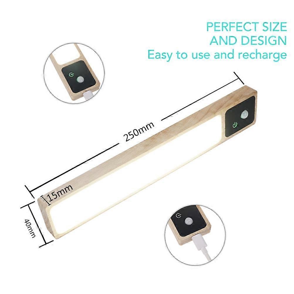 35 LED Motion Sensor Rechargeable Cabinet Light, 800mAh Battery