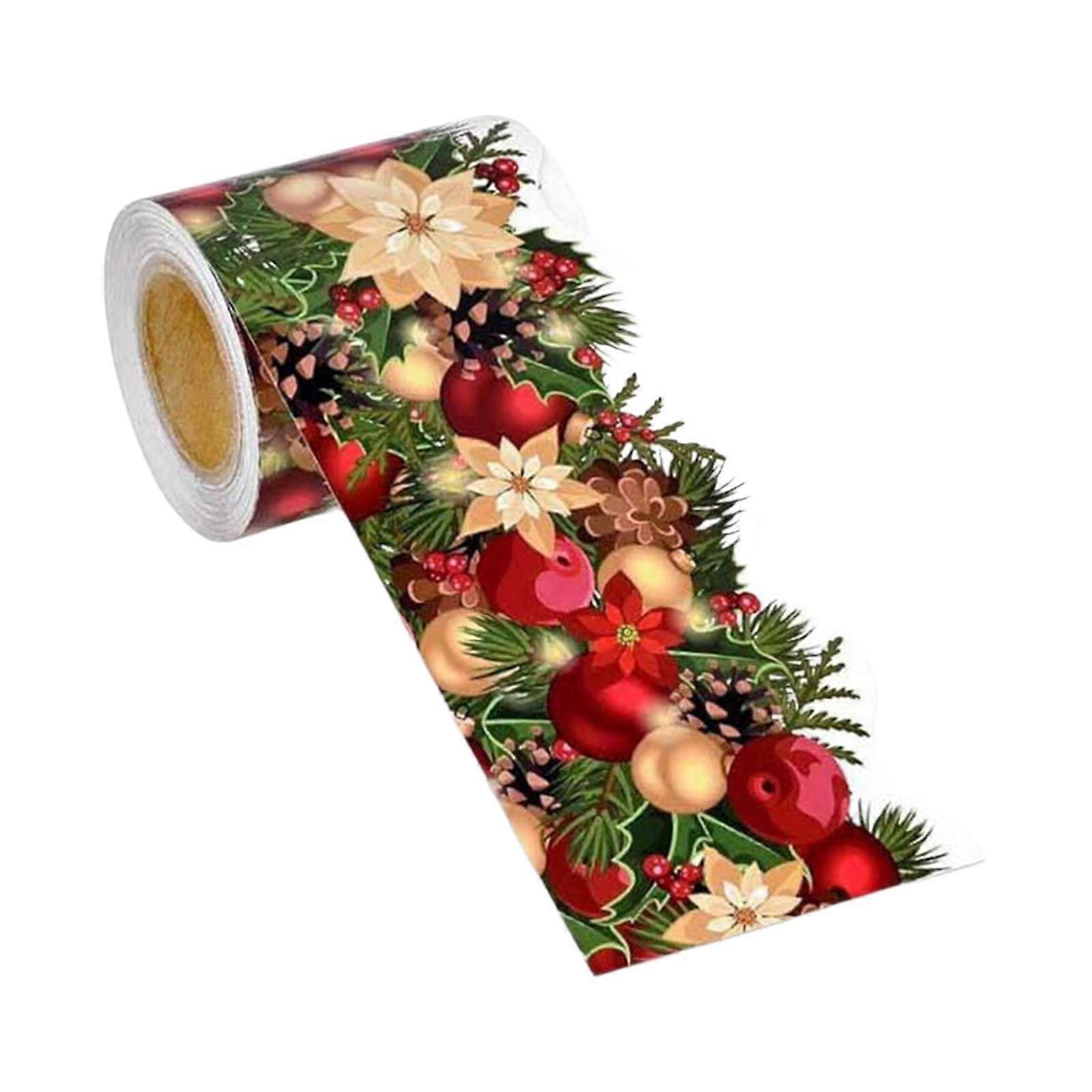 Kerst Bulletin Board Sticker Journaling Verpakking Bruiloft Border Trim