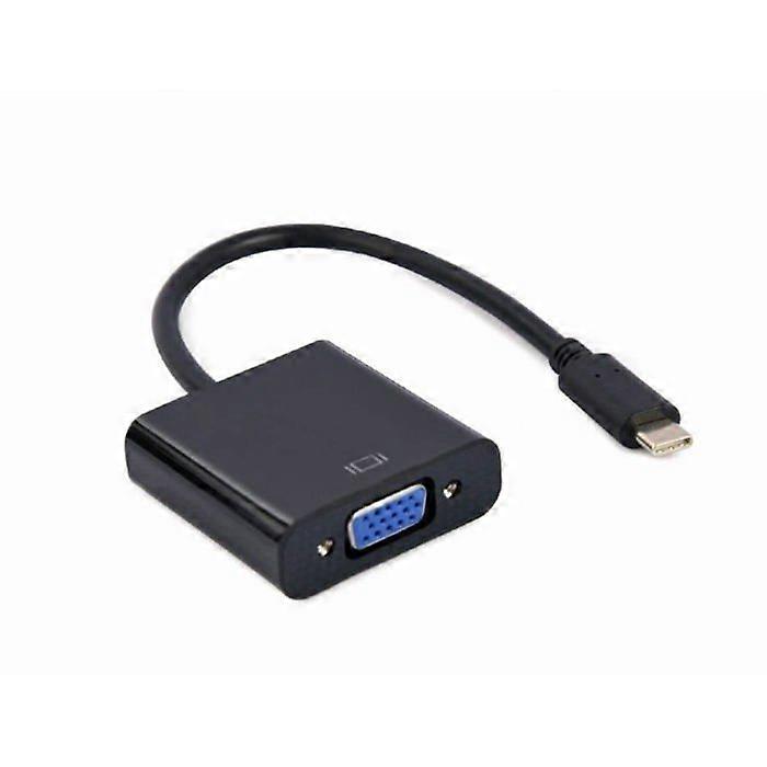 USB Grafikkarte - GEMBIRD - A-CM-VGAF-01 - 1920 x 1080 Pixel - USB Typ-C - Schwarz