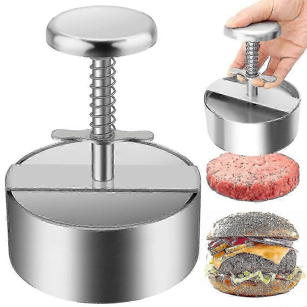 Homemiyn Burger Press, Presse à hamburger en acier inoxydable de qualité supérieure, Machine à hamburger réglable