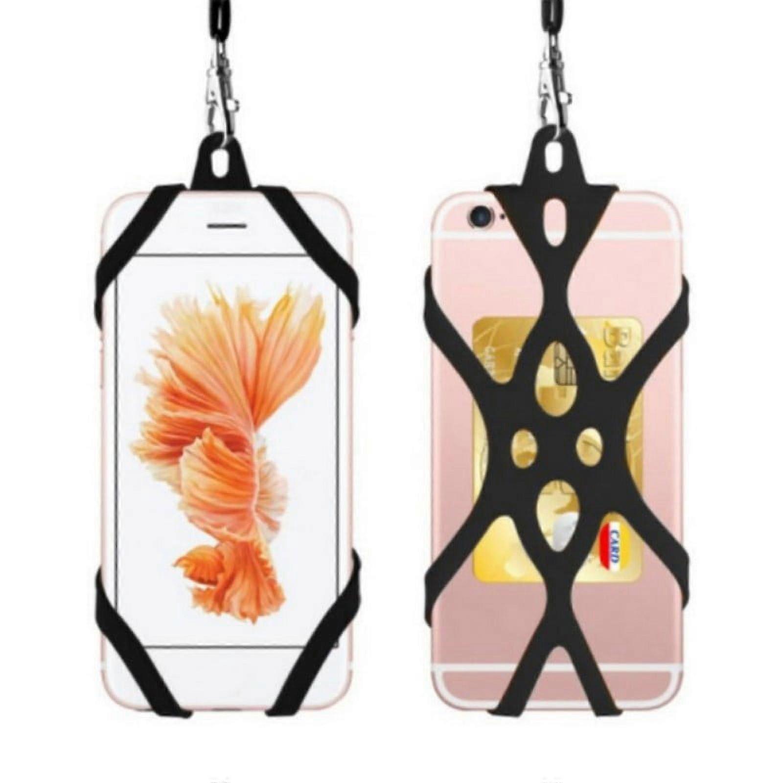 Telefono Cordino Titolare Custodia Silicone Durevole Collo Cinghia Catena Per Smart Phone