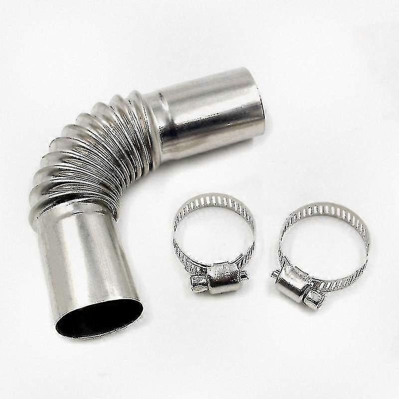 24mm Elbow Pipe for Air Parking Heater Exhaust Connection with Clamps Webasto Compatible