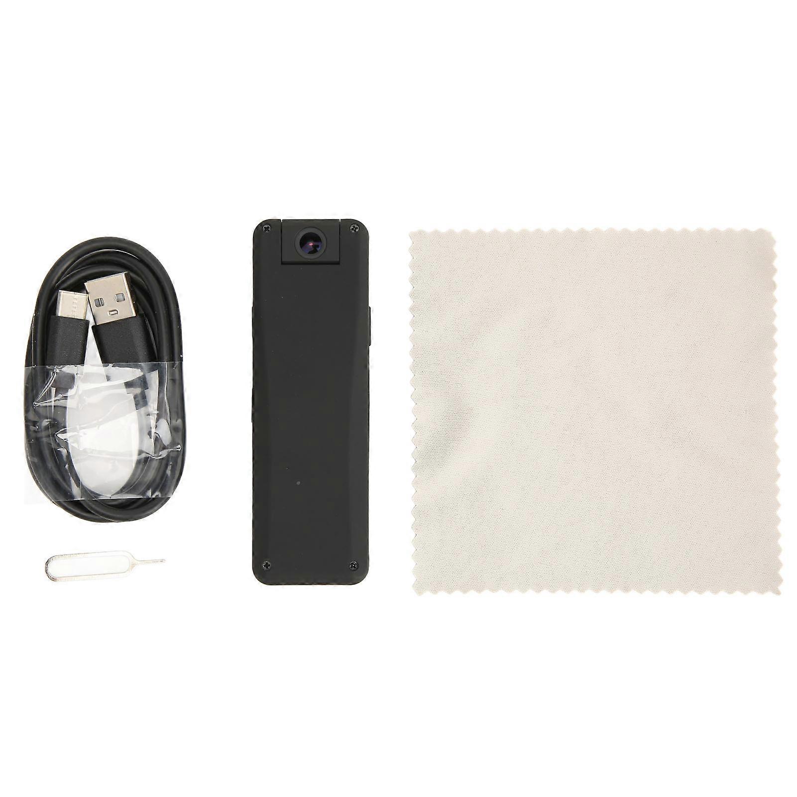 Mini Wearable Camera HD 1080P Intelligent Noise Reduction Digital Recorder with Back Clip for Meetings Class Lecture