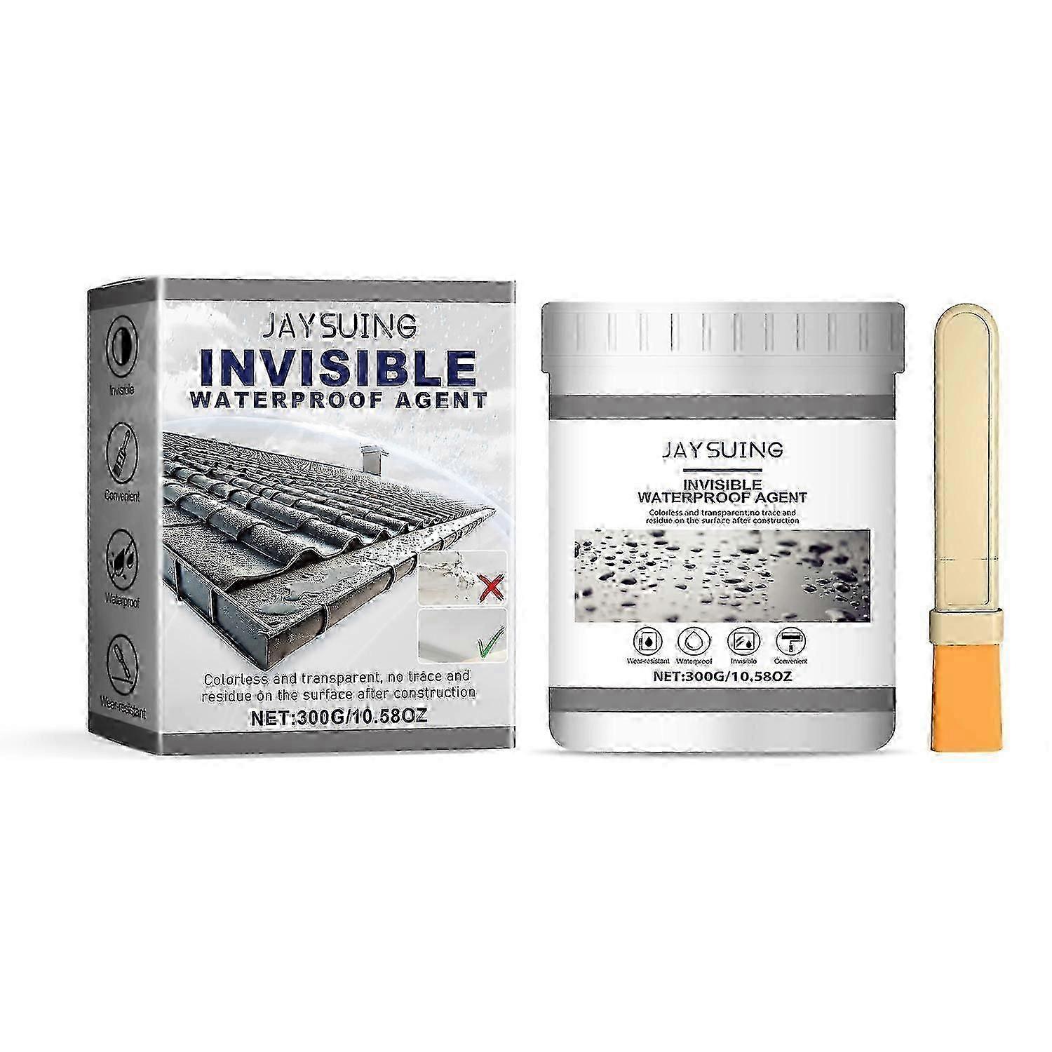 Jaysuing Transparent Waterproof Glue (300g) Home essential durable and easy to bond transparent wate