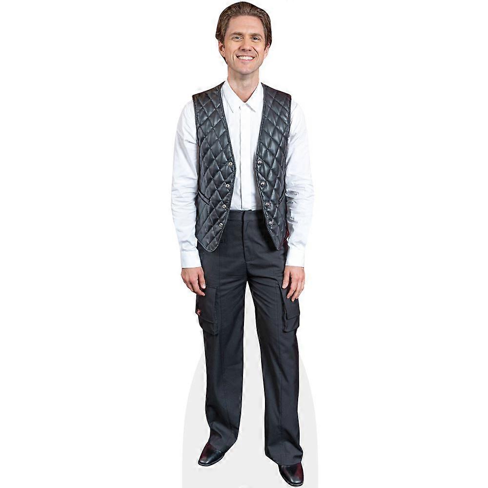 Aaron Tveit (Vest) Cardboard Cutout (lifesize OR mini size). Standee. Stand Up.
